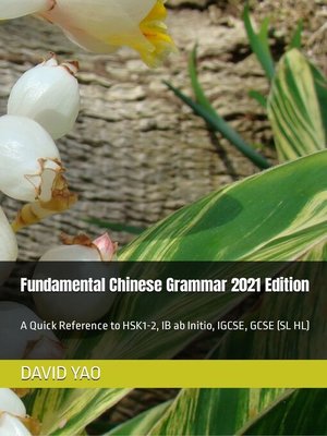 cover image of Fundamental Chinese Grammar 2021 Edition 汉语水平考试规范性初级语法